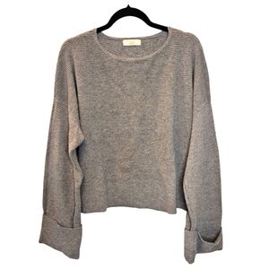 EUC EcoVibe Apparel Horizintal Ribbed Sweater Size L